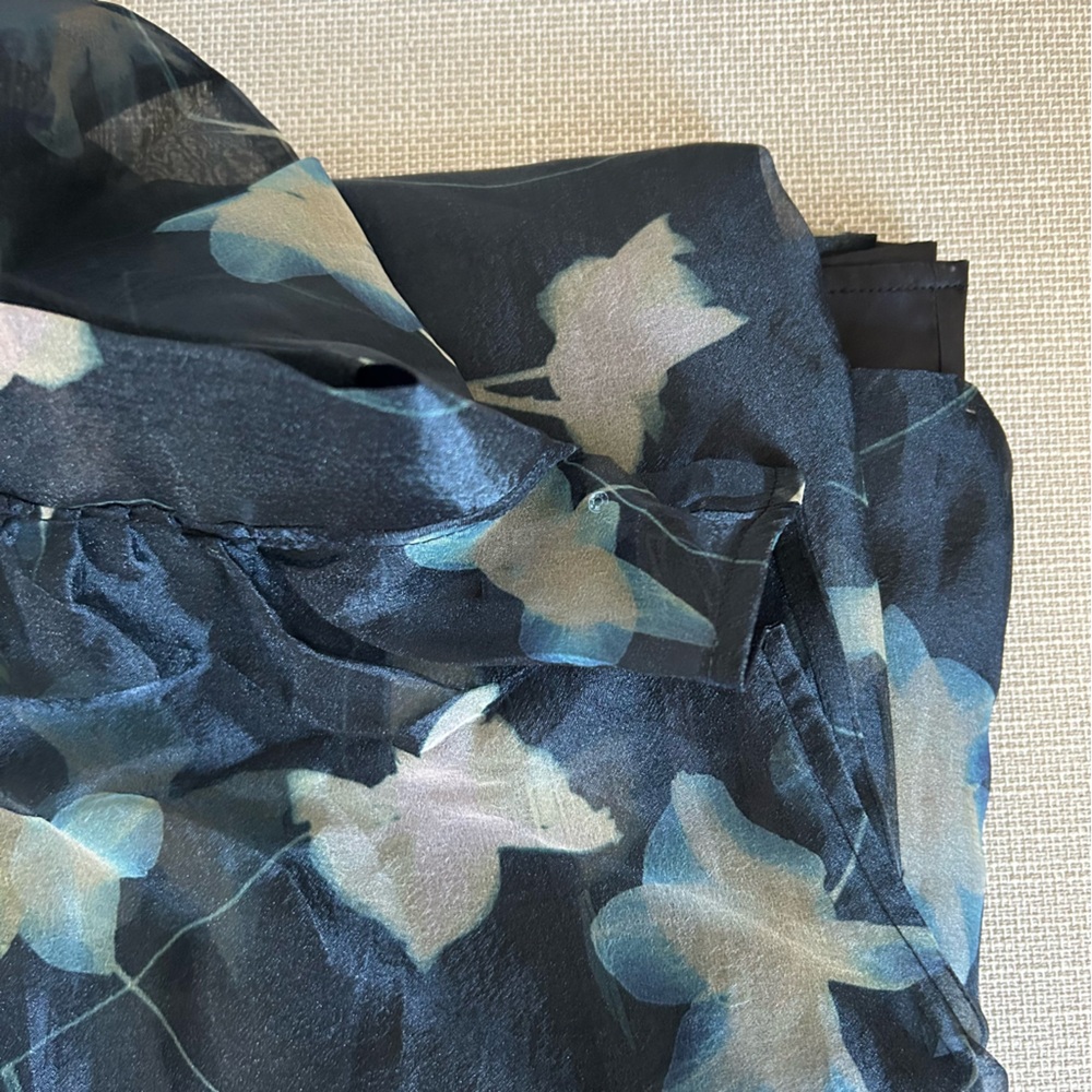 NEW STAUD Albee Maxi Dress Gown Botanical Shadows Floral Party Cocktail - Picture 4 of 7